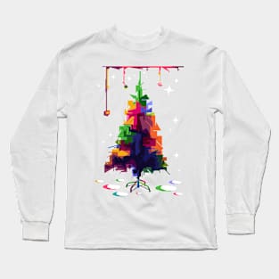 popart tree natal Long Sleeve T-Shirt